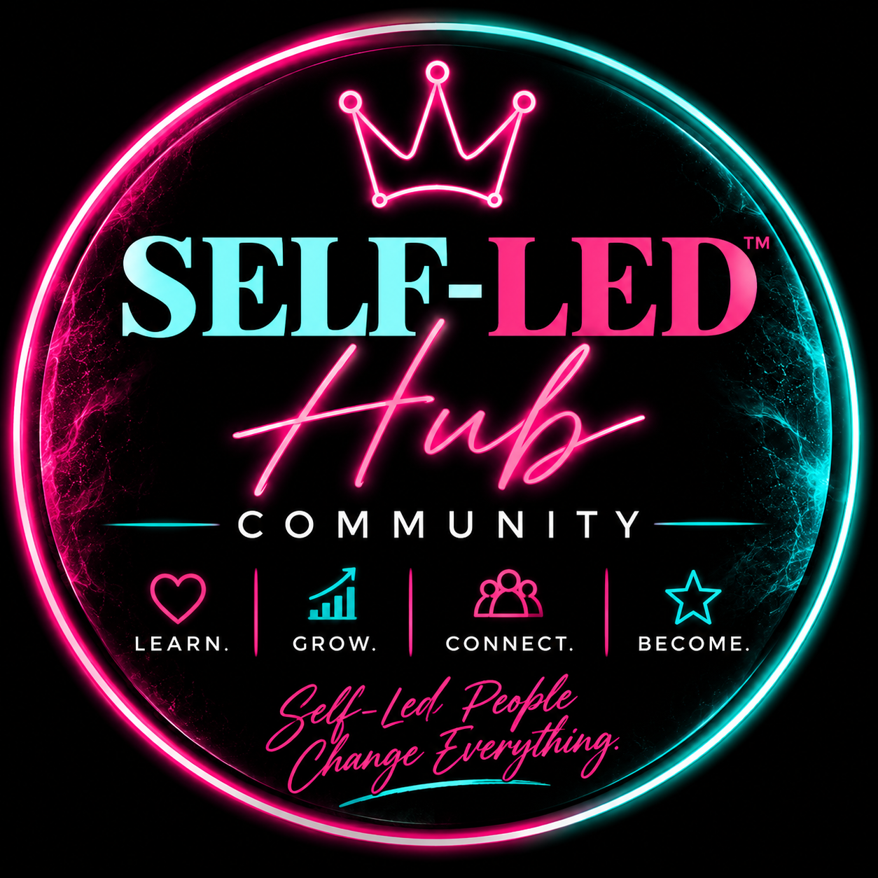 SELF-LED Hub Community — learn, grow, connect, become